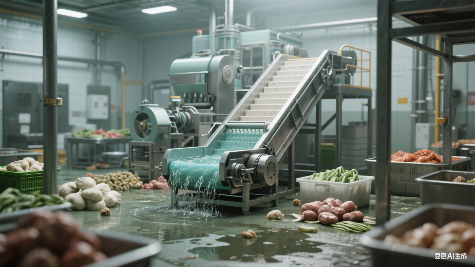 浸泡提升机：食品厂里的 “食材浸泡转运小能手”