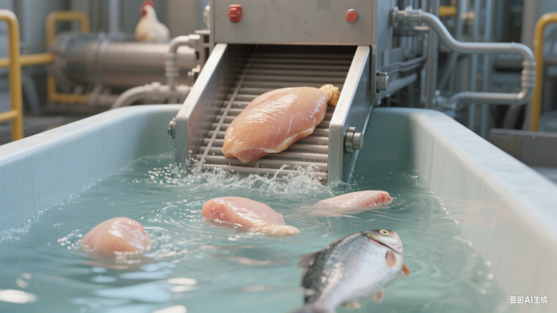 浸泡提升机：肉类加工的 “净血输送好帮手”(2)
