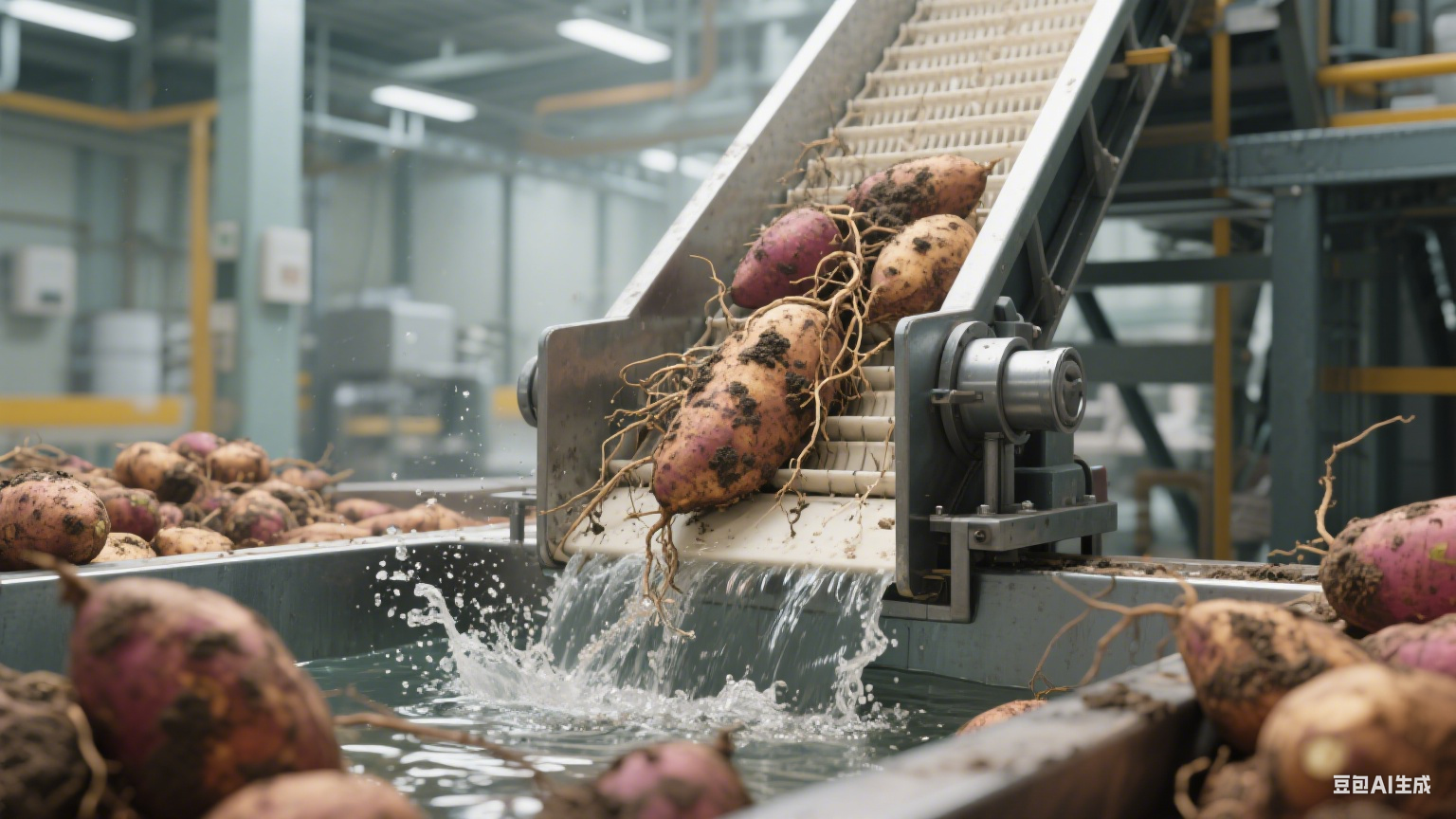 浸泡提升机在食品加工厂红薯加工中的应用实践